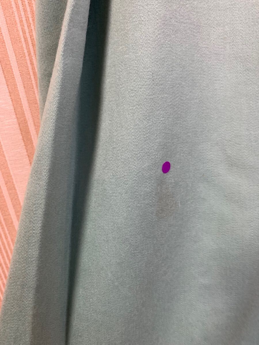 中古 フレアースカート M ミントグリーン wool100%_画像4