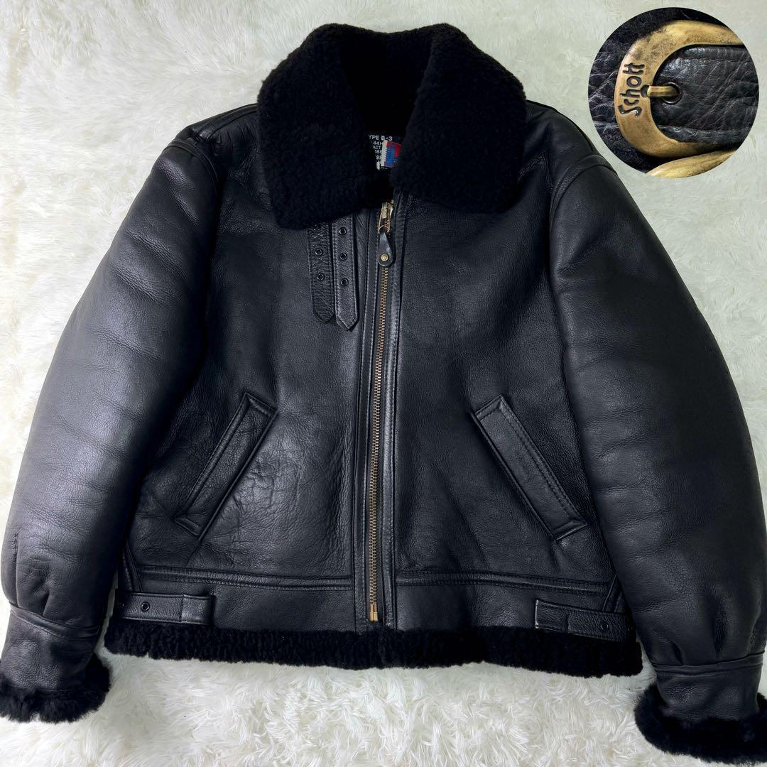 極美品/希少 2XL相当 サイズ44 schott ショット フライト 極美品/希少 2XL相当 サイズ44 schott ショット フライト