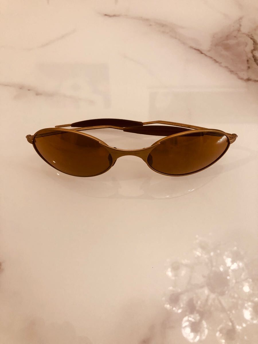 6800円 OAKLEY E-WIRE メタルフレーム ポリッシュ ブラウン 6800円 OAKLEY E-WIRE メタルフレーム ポリッシュ ブラウン