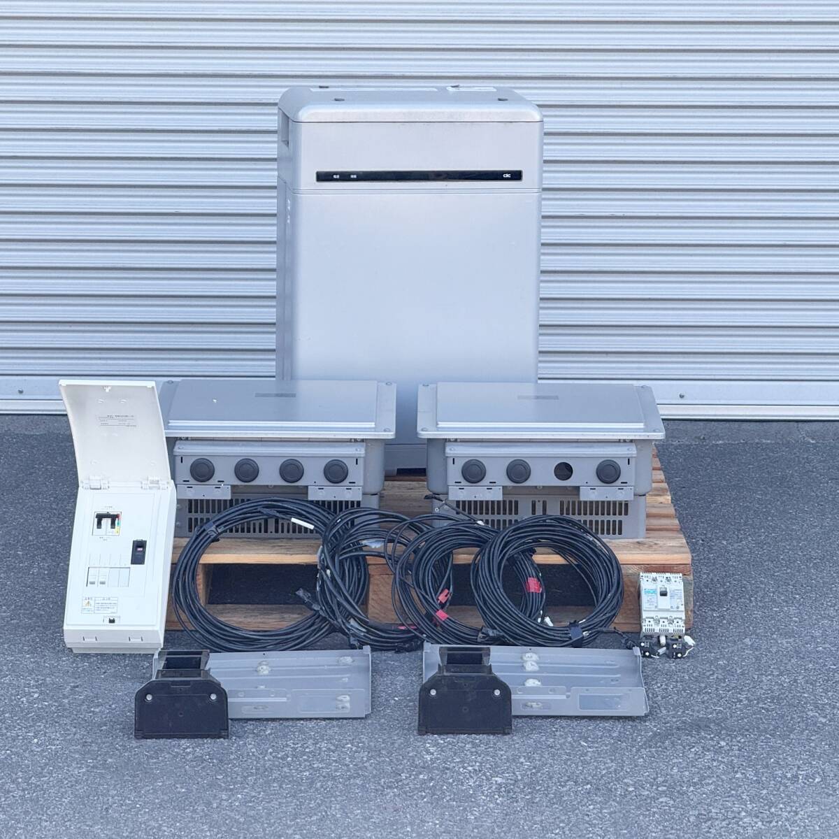 C7 長州産業 スマートPVマルチ 9.8kWh 蓄電池/CB-LMP98A パワコン/PCS-RP1A PVユニット/DCS-66RP1A リモコンなし 1210N05xxxx6