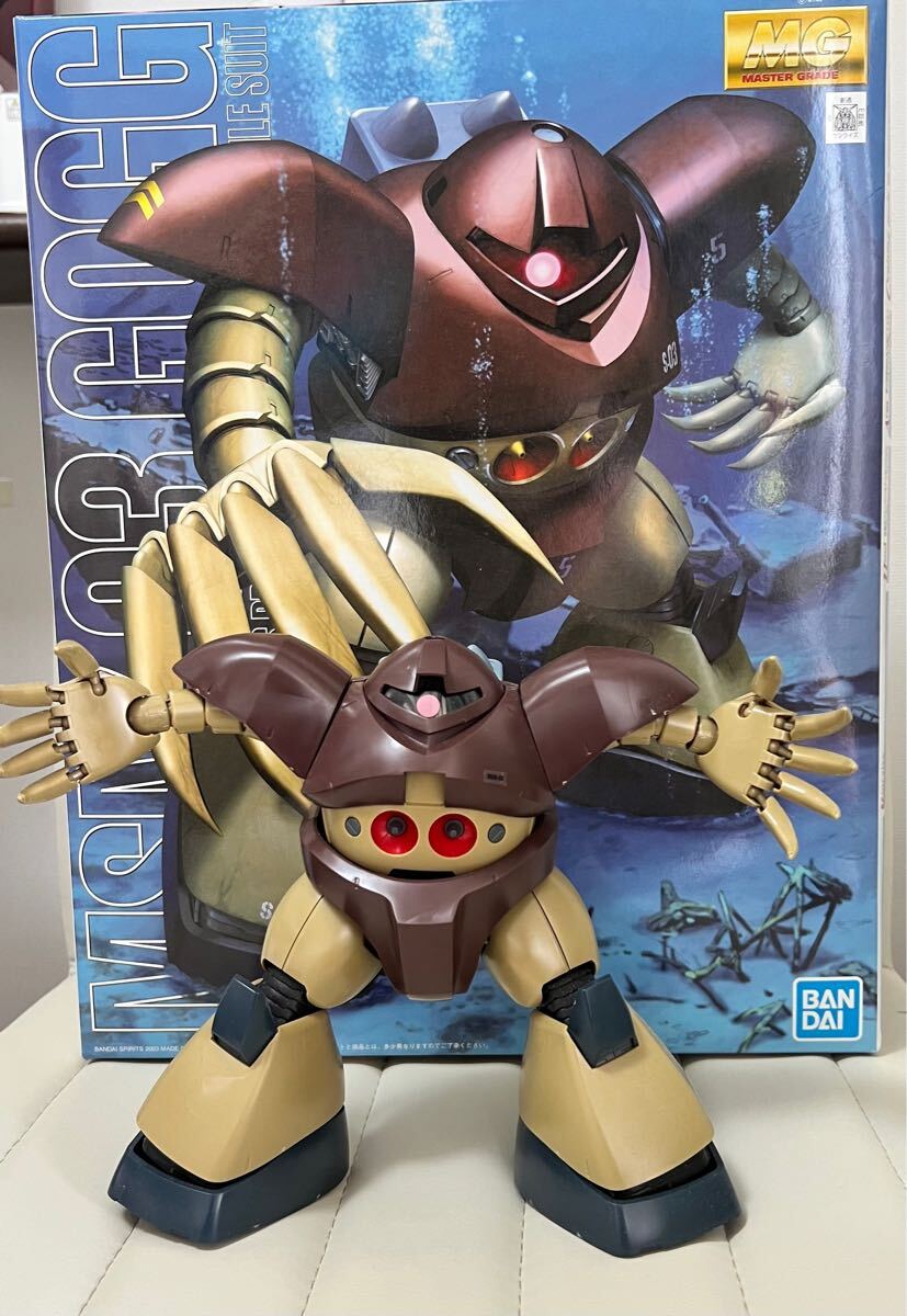 ガンプラ MG 素組完成品 アッガイ、ズゴック、ゴック プラモデル ガンプラ MG 素組完成品 アッガイ、ズゴック、ゴック プラモデル