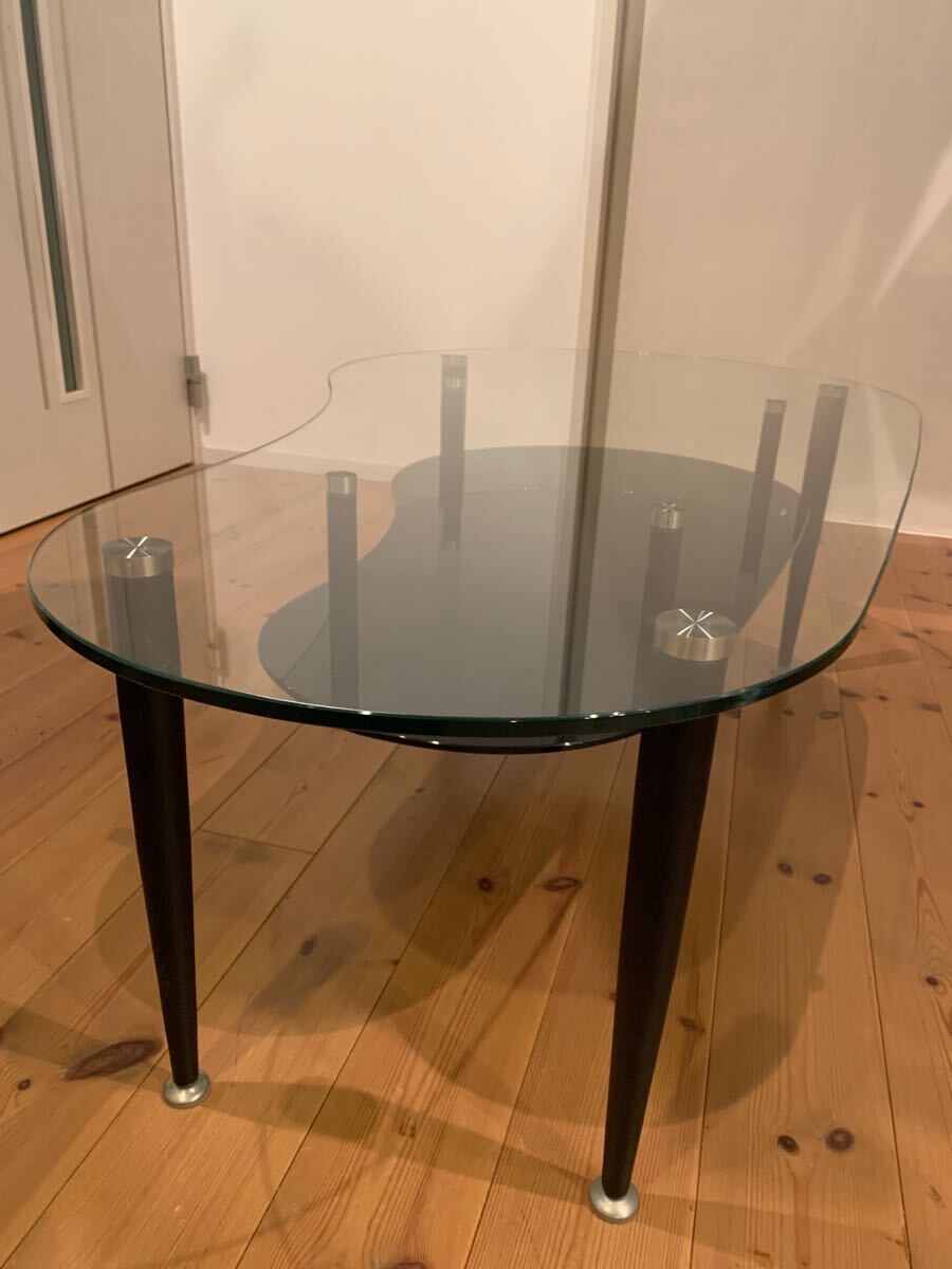 TEMPERED GLASS 北欧 ガラステーブル センターテーブル アクタス イギリス ACTUS アンティーク