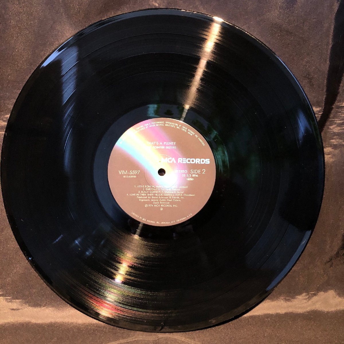 The Pointer Sisters / That\'s A Plenty LP CA Records *victor