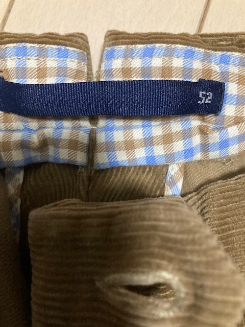 INCOTEX インコテックス コーデュロイパンツ ベージュ系 52_画像4