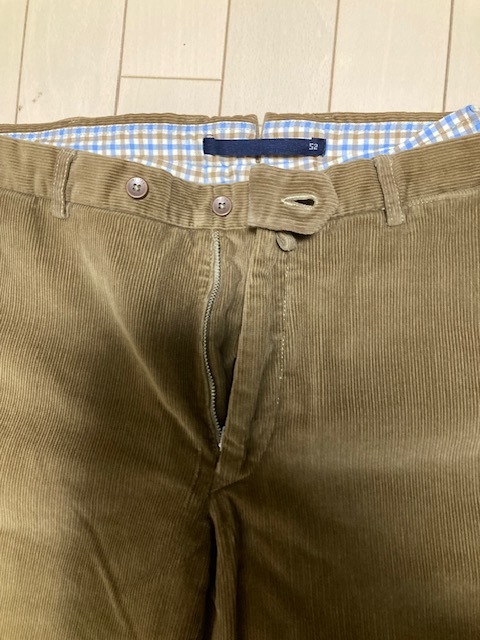 INCOTEX インコテックス コーデュロイパンツ ベージュ系 52_画像2