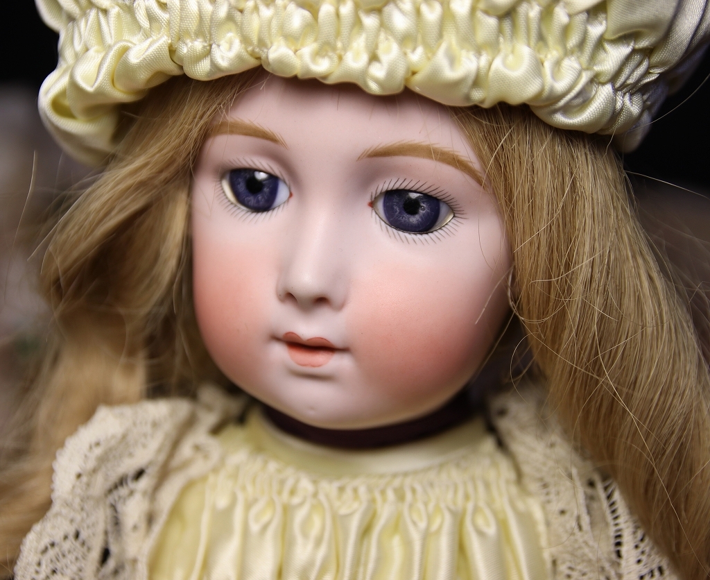 アンティーク ビスクドール 刻印 ブリュ ジュンR