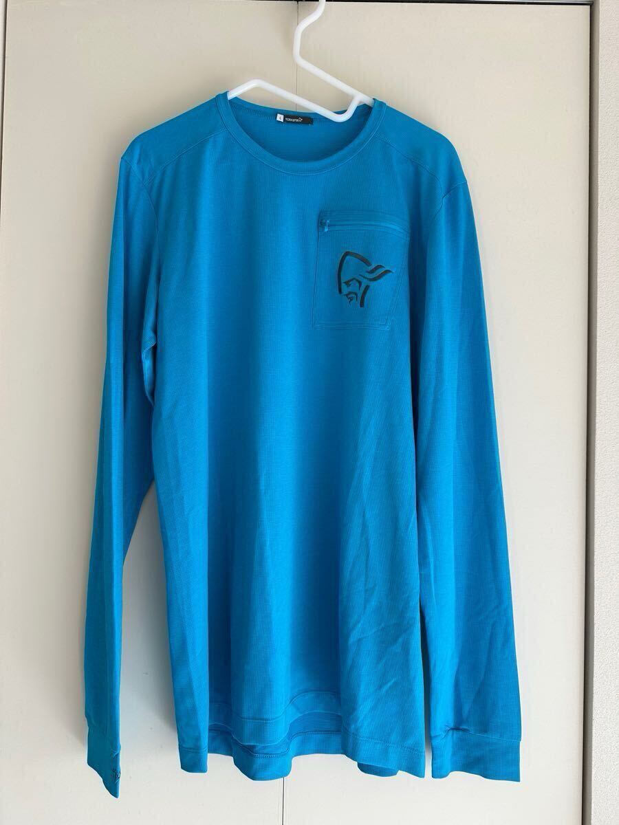 【新品】Norrona fjora equaliser lightweight long Sleeve (M)メンズ フィオーロ イコライザー ライトウェイト ロングスリーブ Lサイズ