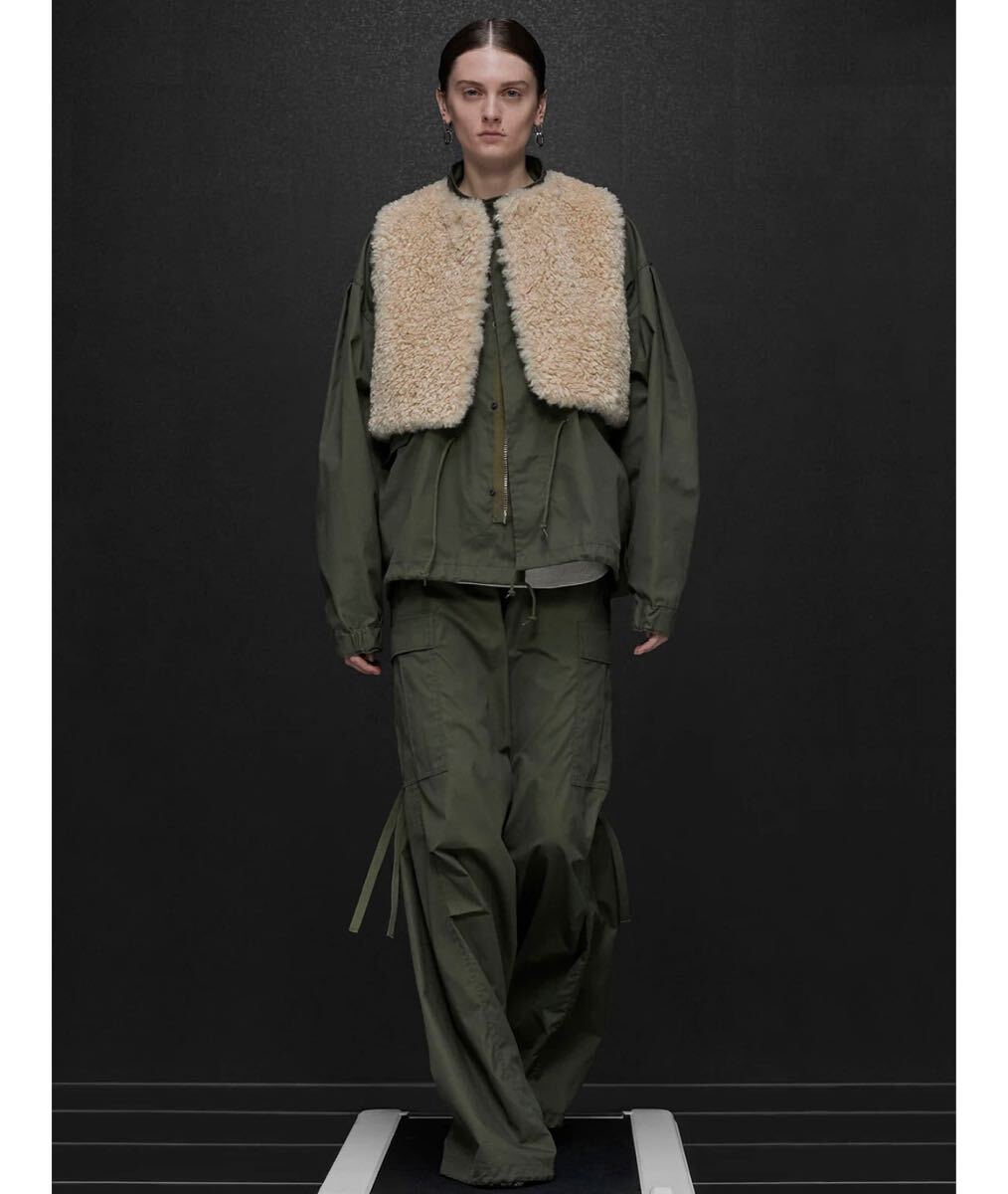 新品 HYKE ハイク FAUX SHEARLING CROPPED VEST ファーベスト 新品 HYKE ハイク FAUX SHEARLING CROPPED VEST ファーベスト
