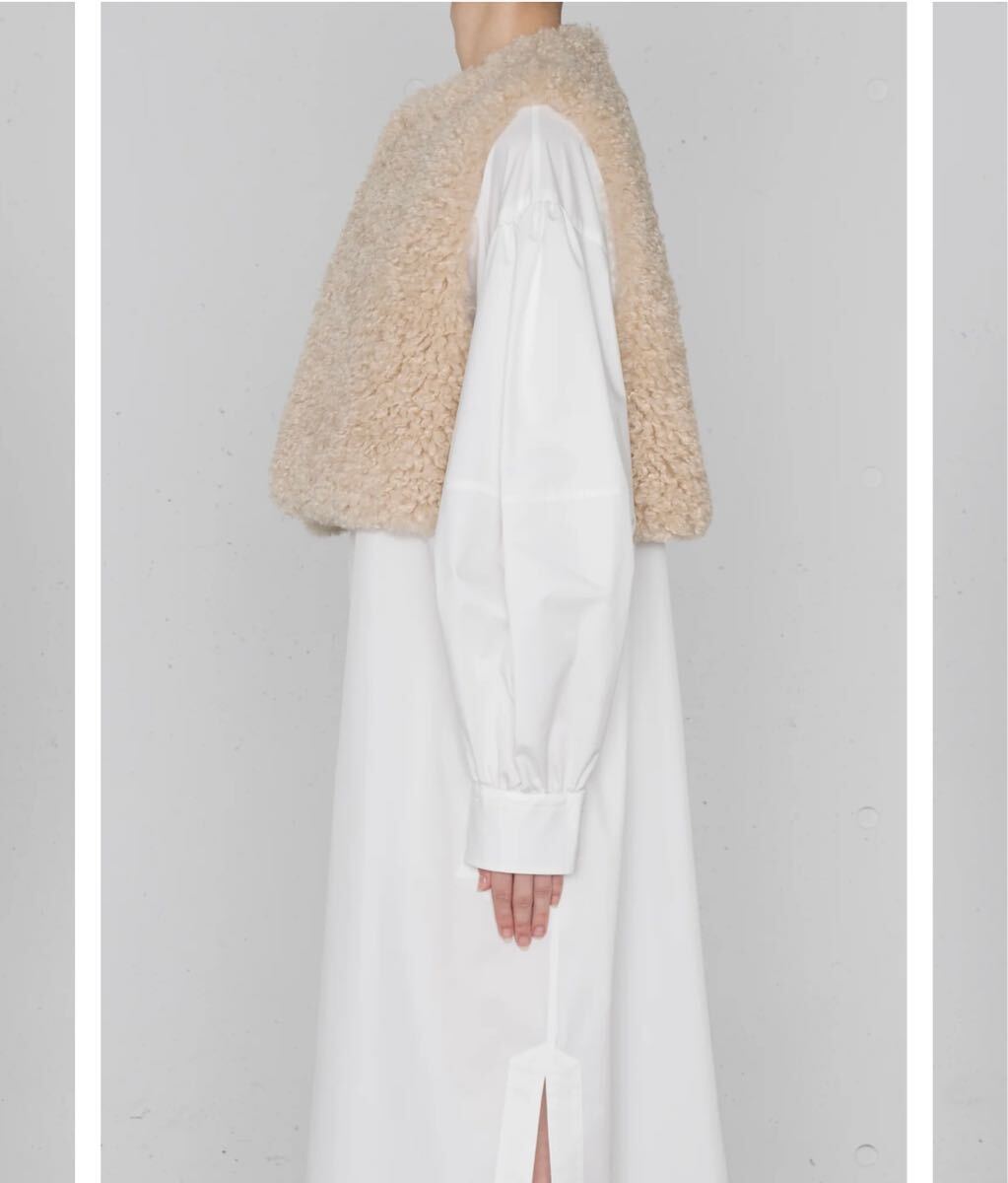 新品 HYKE ハイク FAUX SHEARLING CROPPED VEST ファーベスト 新品 HYKE ハイク FAUX SHEARLING CROPPED VEST ファーベスト