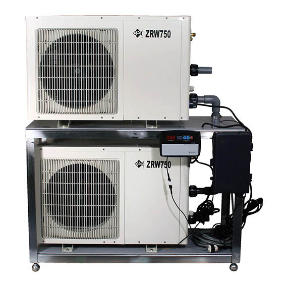 水槽 クーラー ゼンスイ 大型循環式クーラー ZRW-1500 三相200V 架台組立必要