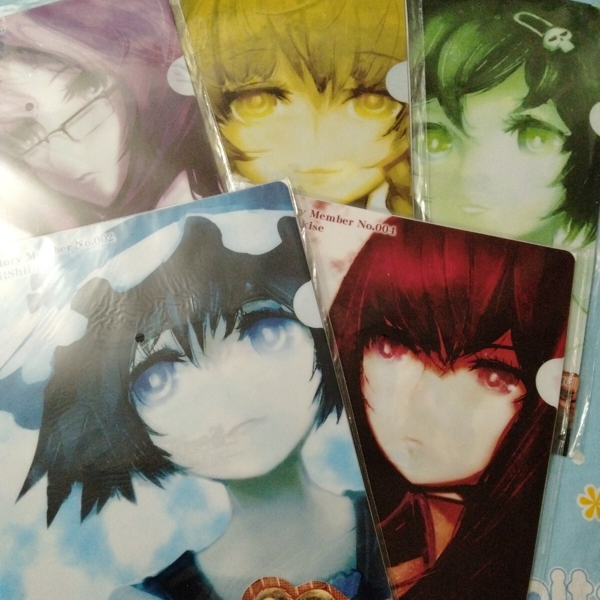 STEINS;GATE シュタインズ・ゲート くじ引き＠本舗 H賞 クリアファイル 3枚セット 全5種セット 未開封新品 非売品 TAITO タイトー