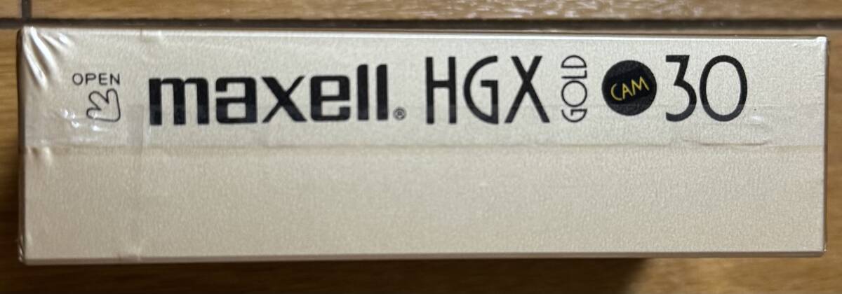 maxell TC-30HGX(G)E HGX GOLD CAM30 VHS C 録畫用カセットテープ 未開封未使用品