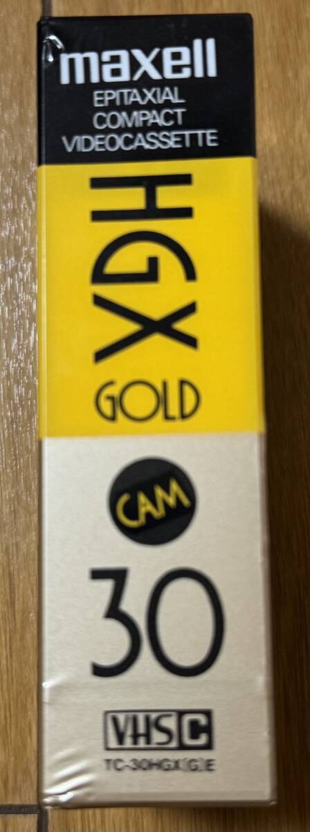 maxell TC-30HGX(G)E HGX GOLD CAM30 VHS C 録畫用カセットテープ 未開封未使用品