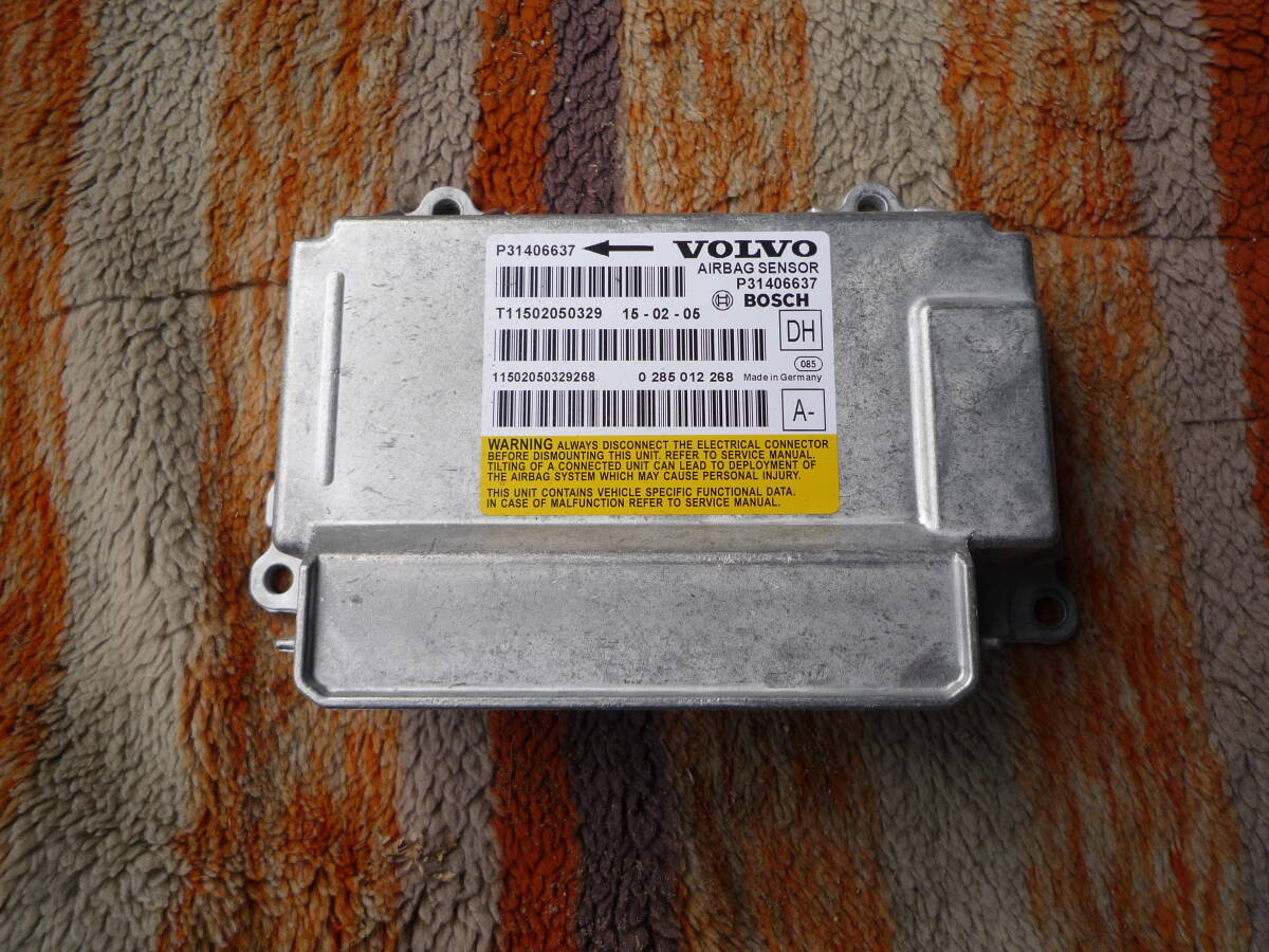 H27年 (ボルボ V60 FB) エアバック コンピューター (FB4164T) P31406637　