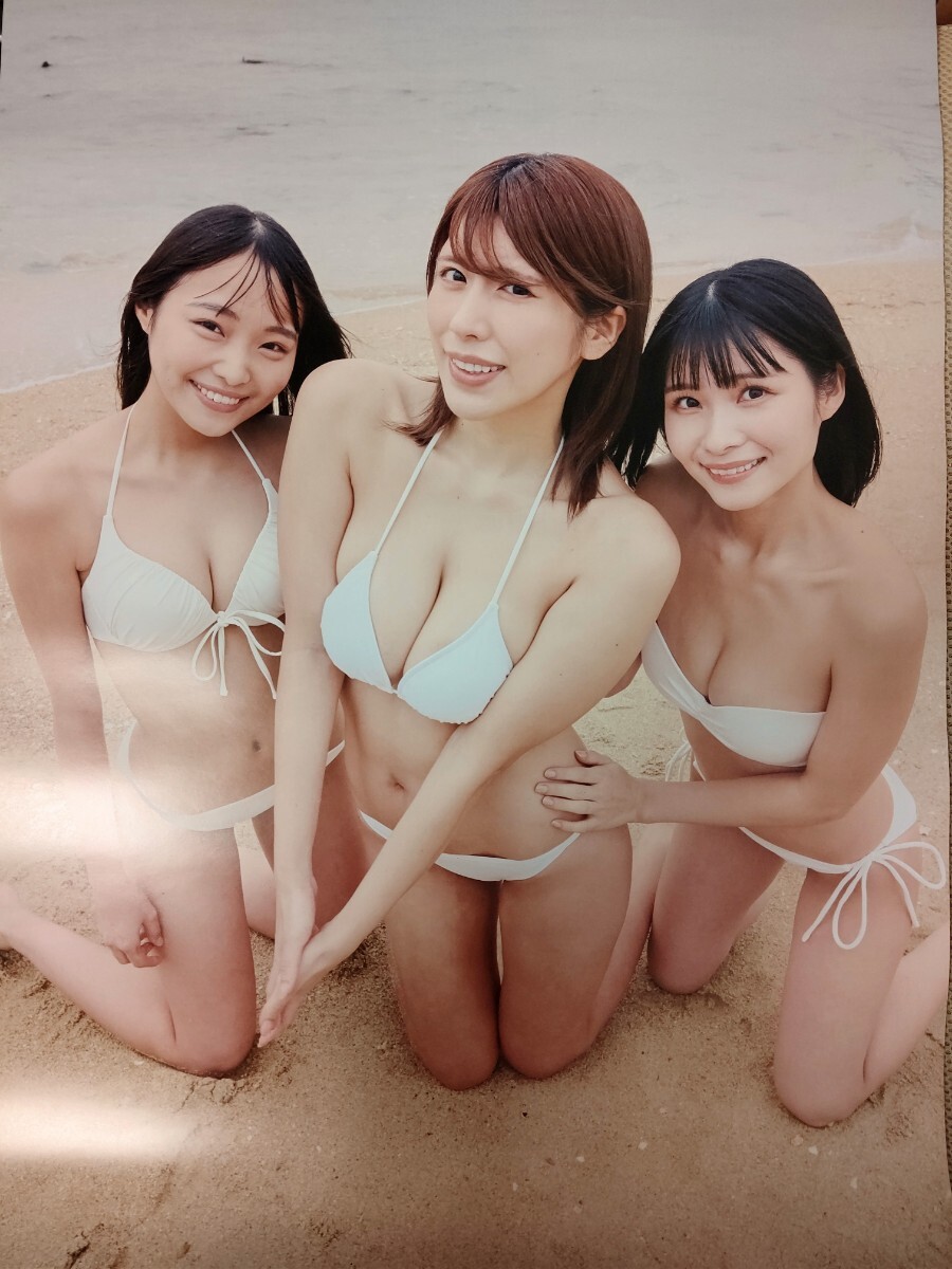 3人の直筆サイン入り本&イベント限定ワイドチェキ＆B2特大