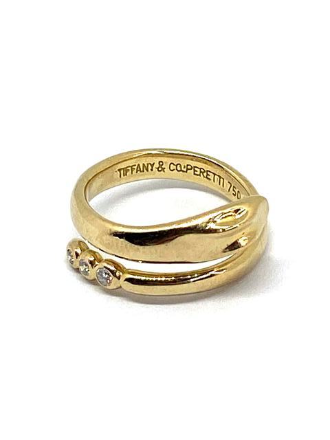 TIFFANY&Co ティファニー スネーク リング K18YG エルサ TIFFANY&Co ティファニー スネーク リング K18YG エルサ