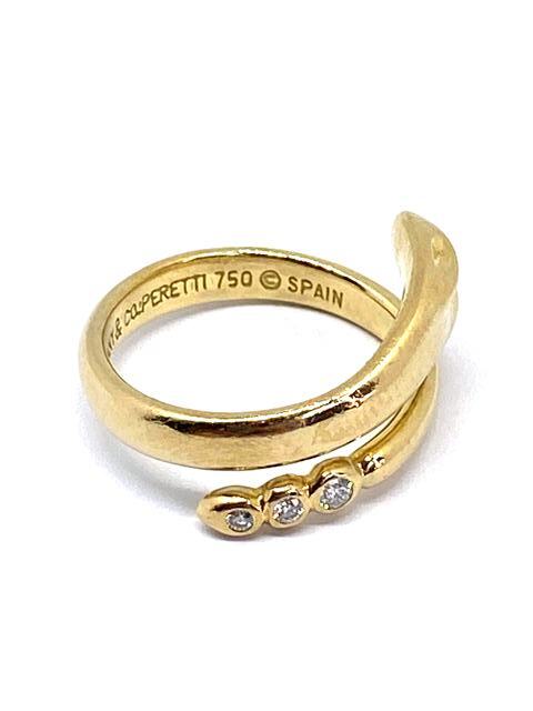 TIFFANY&Co ティファニー スネーク リング K18YG エルサ TIFFANY&Co ティファニー スネーク リング K18YG エルサ
