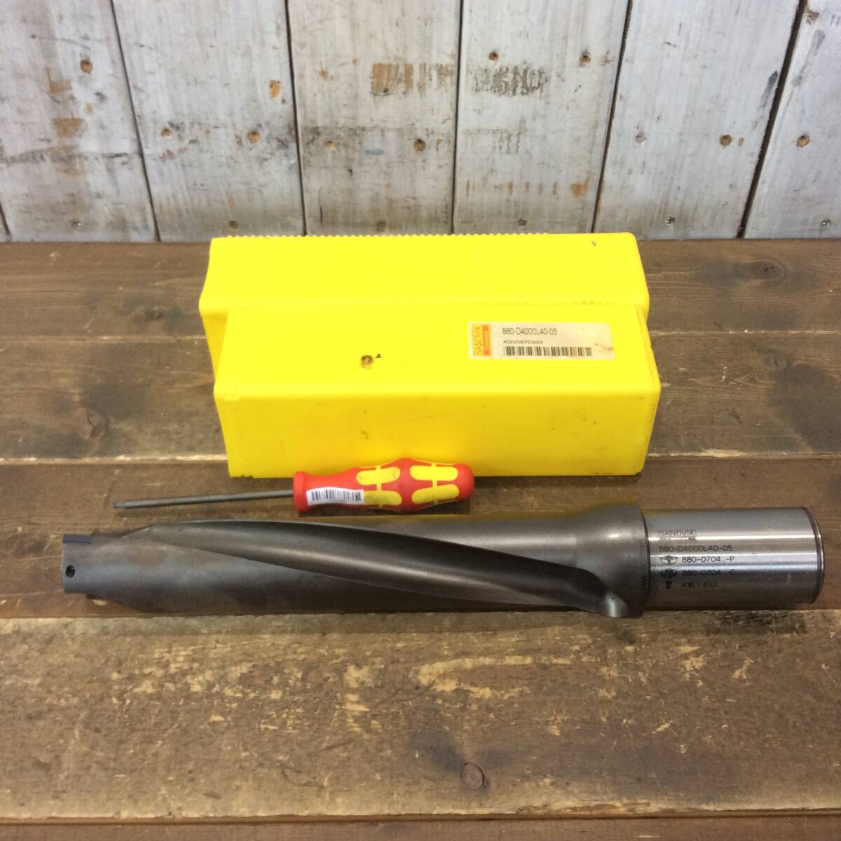 【AH-09181】中古品 SANDVIK サンドビック スーパーUドリル 円筒シャンク 880-D4000L40-05