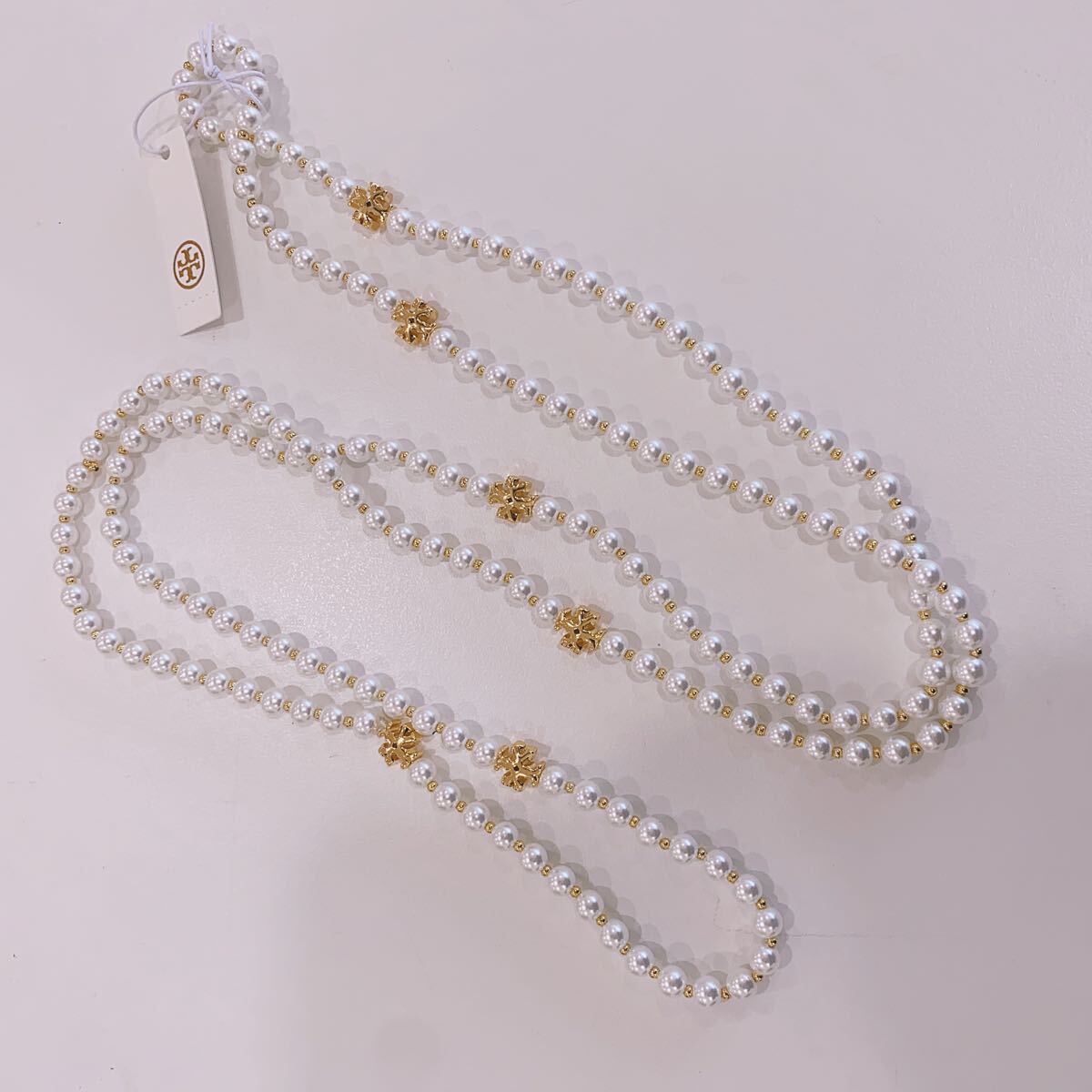キラ パール ロングネックレス: レディース ネックレス | Tory
