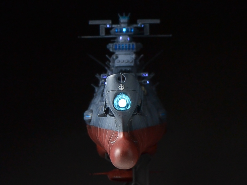 バンダイ製1/1000宇宙戦艦ヤマト3199（第3次改装型）改修塗装