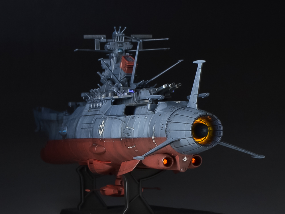 バンダイ製1/1000宇宙戦艦ヤマト3199（第3次改装型）改修塗装