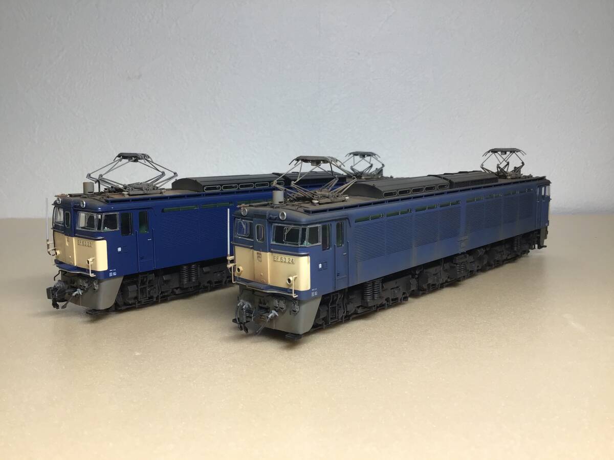 tomixベース HO EF63 23号機+24号機 ウェザリング仕様 HOゲージ tomixベース HO EF63 23号機+24号機 ウェザリング仕様 HOゲージ