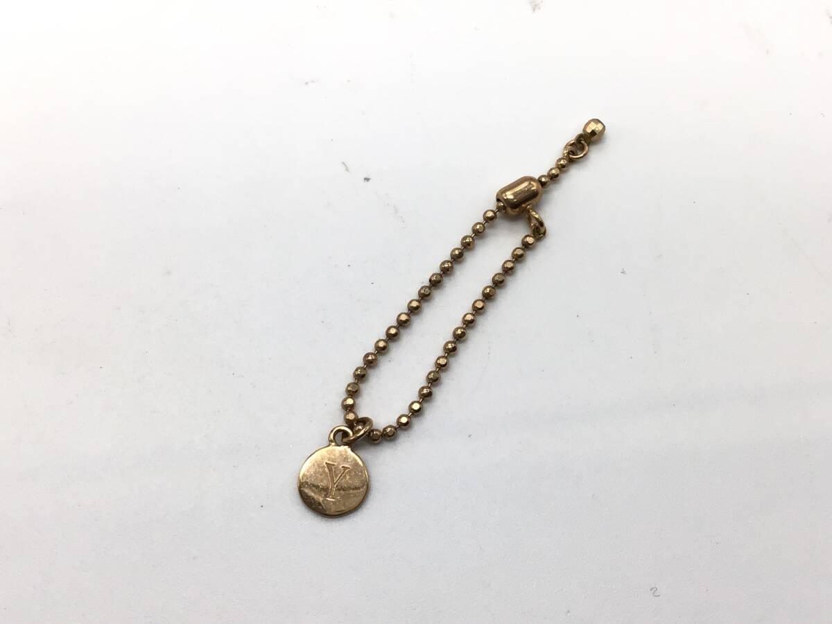 8147■agete アガット K10 10金 ゴールド ボールチェーン 総重量約0.7ｇ Ｙ刻印 アクセサリー ※写真をご確認ください。
