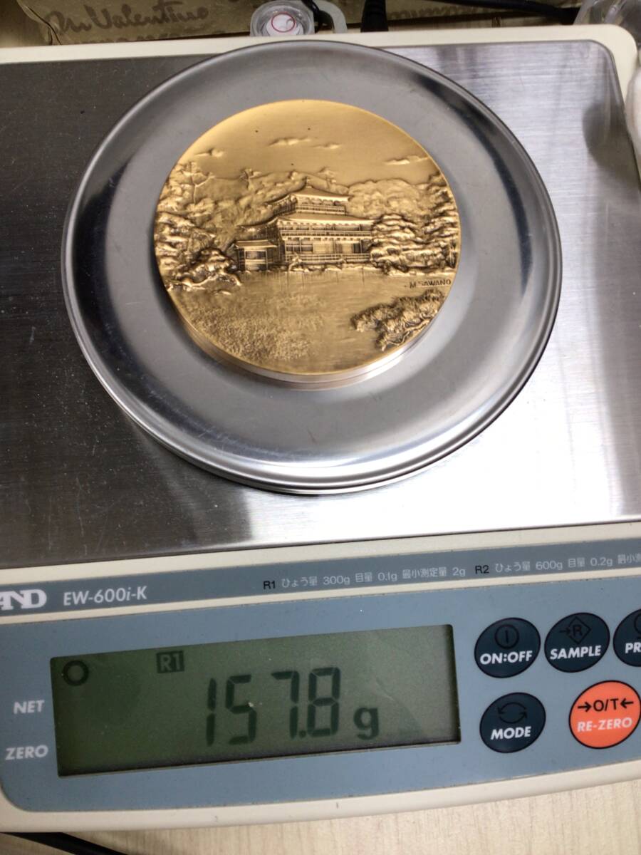 8965□造幣局製 鹿苑寺金閣 章牌 記念メダル 造幣局 1397年 足利義満