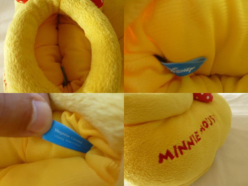 未使用に近い!! ディズニー ミニーマウス MINNIE MOUSE ルームシューズ MINNIE MOUSE ミニーマウス ディズニー_画像6