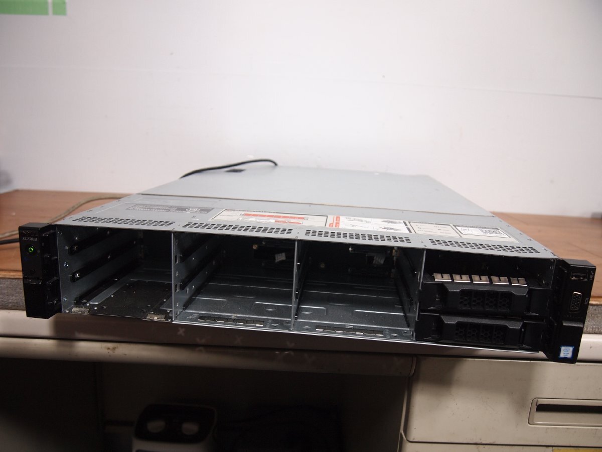 ☆【3F1128-12】 DELL サーバーPC Hyper-converged Appliance XC730XD E31S 100V XEON E5-2650V4×2 通電OK ジャンク