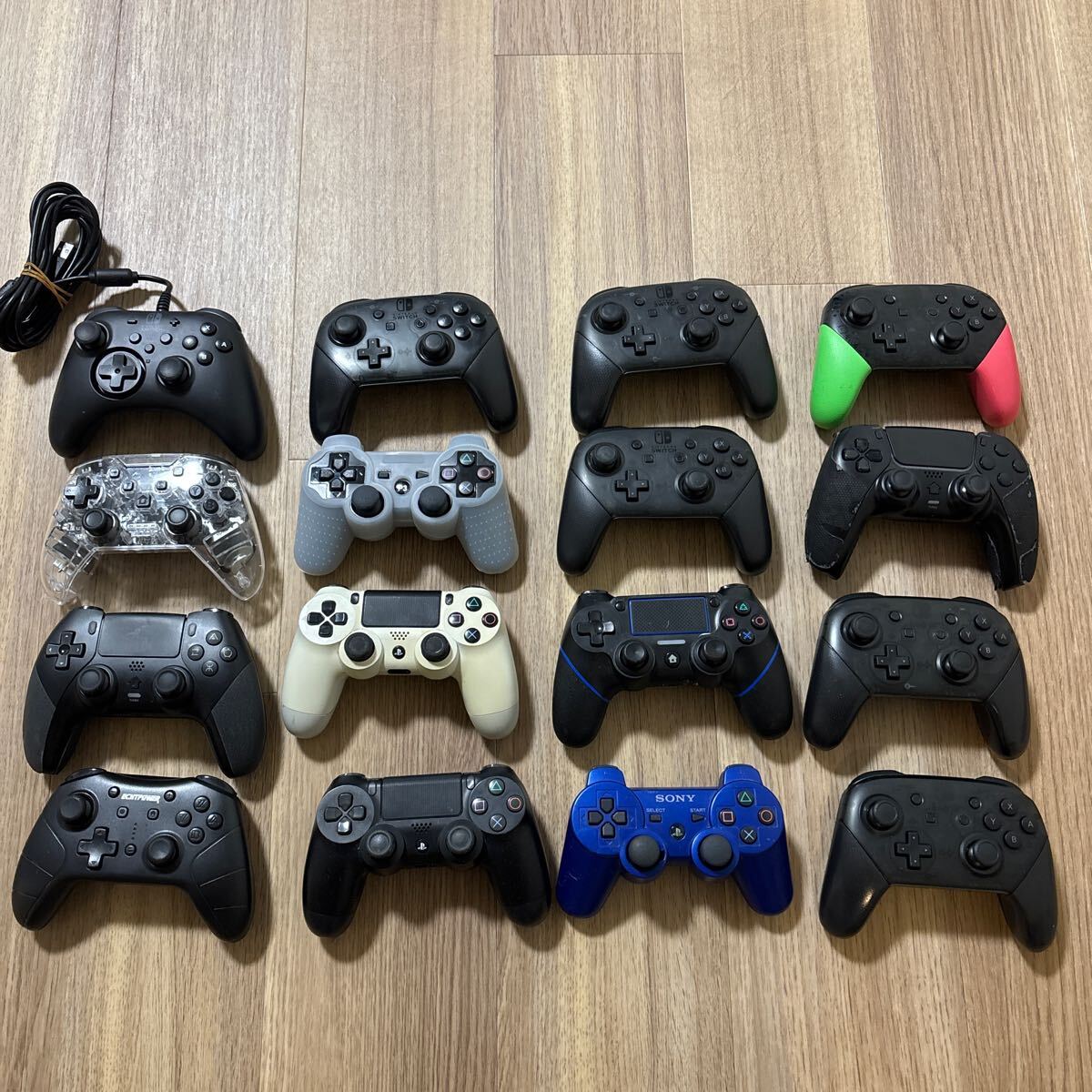PS4 Switch PS3 コントローラー SONY Nintendo HORI ジャンク　まとめ売り　プロコン　デュアルショック4