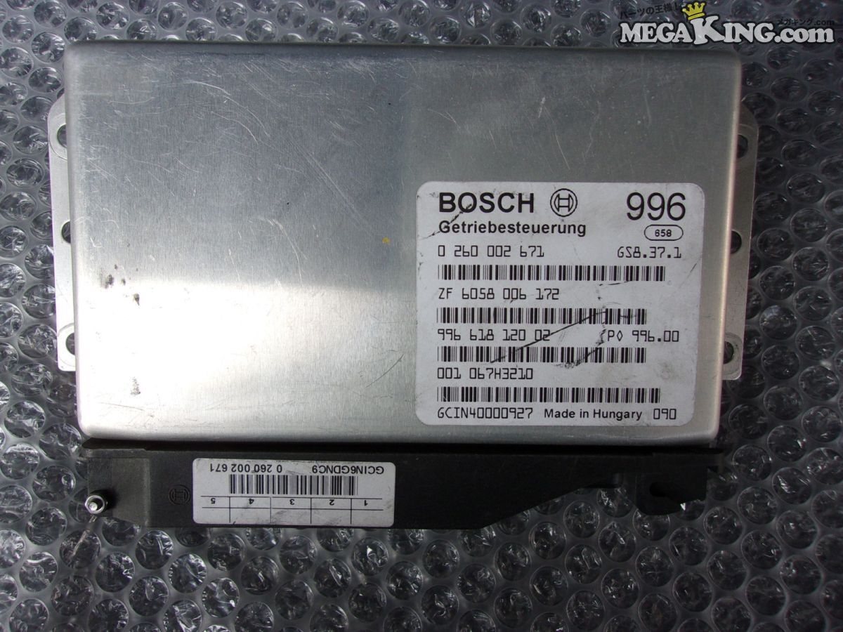 PORSCHE ポルシェ 911 996 カレラ 純正 ノーマル BOSCH ボッシュ コンピューター CPU 996 618 120 02 / 2Q1-262