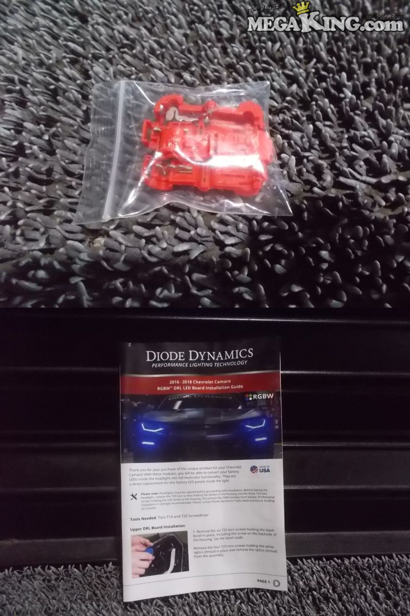 ★未使用★2016 Chevrolet シボレー camaro カマロ ダイオードダイナミクス LED デイライト ランプ Multicolor マルチカラー / N9-691