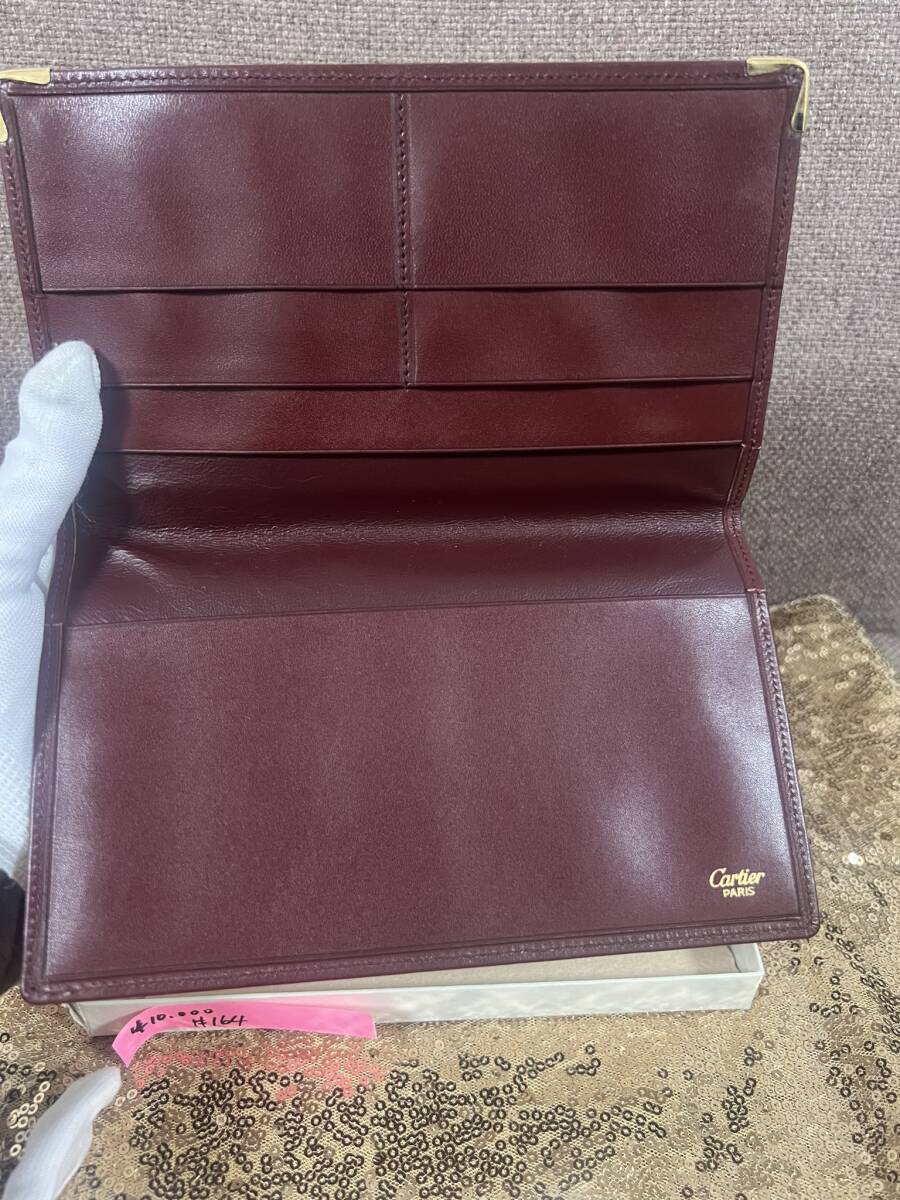 164PA)*カルティエ 長財布