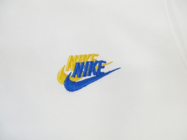  Nike NIKE Parker f- deep ru over long sleeve Logo embroidery reverse side pie ru white DD4667-100 size2XL domestic regular QQQ men's 