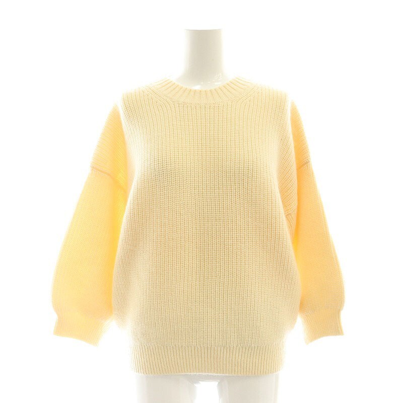 3.1 フィリップリム 3.1 phillip lim ウールモヘアクルーネックニット セーター 長袖 S アイボリー /NR ■OS レディース