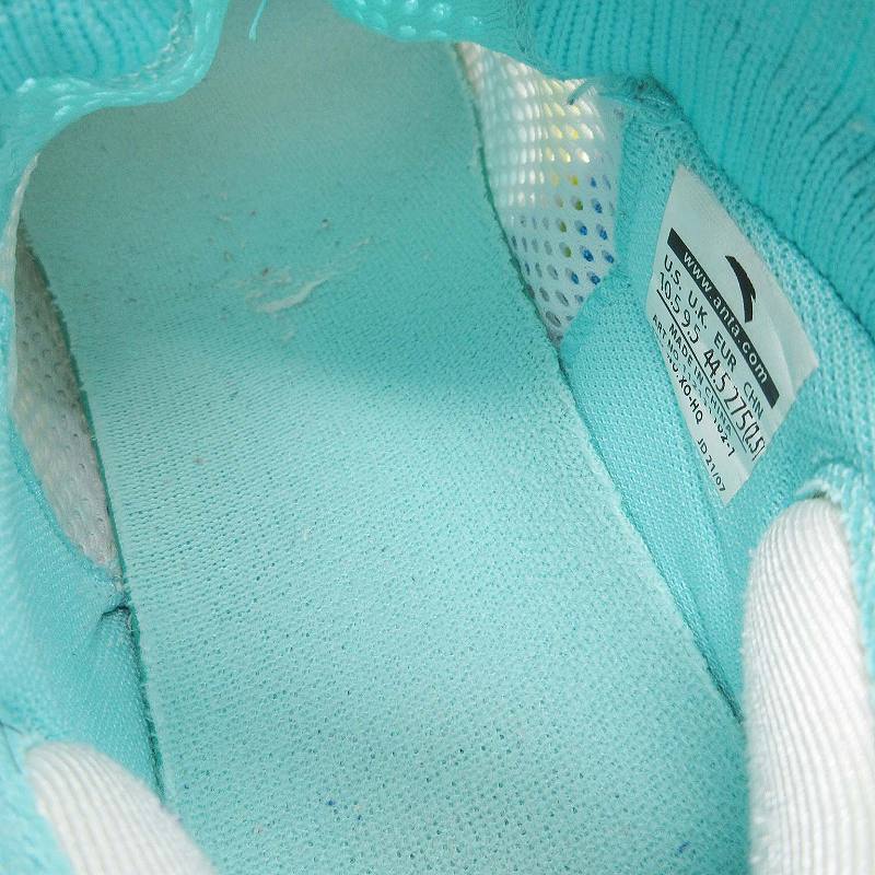 美品 アンタ ANTA KT6 Low バスケットボール シューズ バッシュ スニーカー 靴 メッシュ クレイ・トンプソン 112131102-1 US10.5 28.5cm