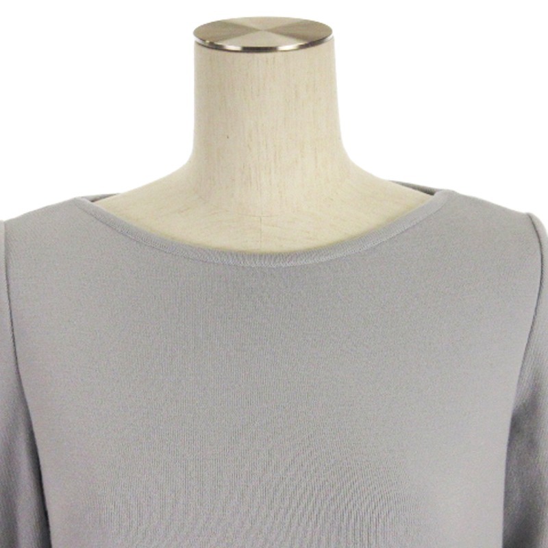 フォクシー FOXEY Knit Top SAONE ニット カットソー ウール 43762 ブルー系 38 レディース