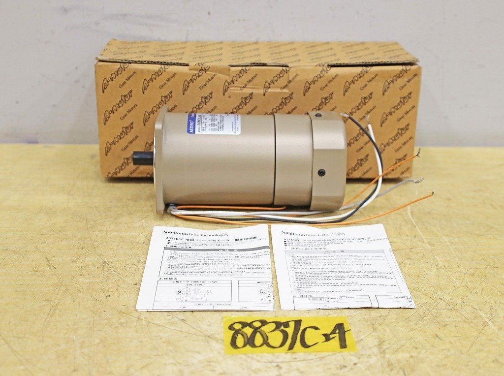 8837C24 未使用 Sumitomo 住友重機 アステロ ギヤモーター A9M90JHB 90W 三相200-230V 50/60Hz ASTERO ギアモーター スミトモ