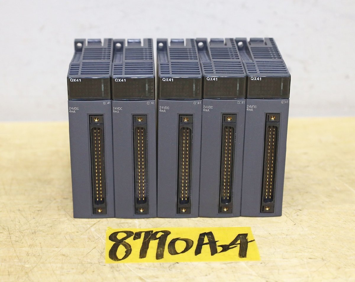 8790A24 MITSUBISHI 三菱電機 シーケンサ QX41 まとめて5個セット 入力ユニット MELSEC-Q