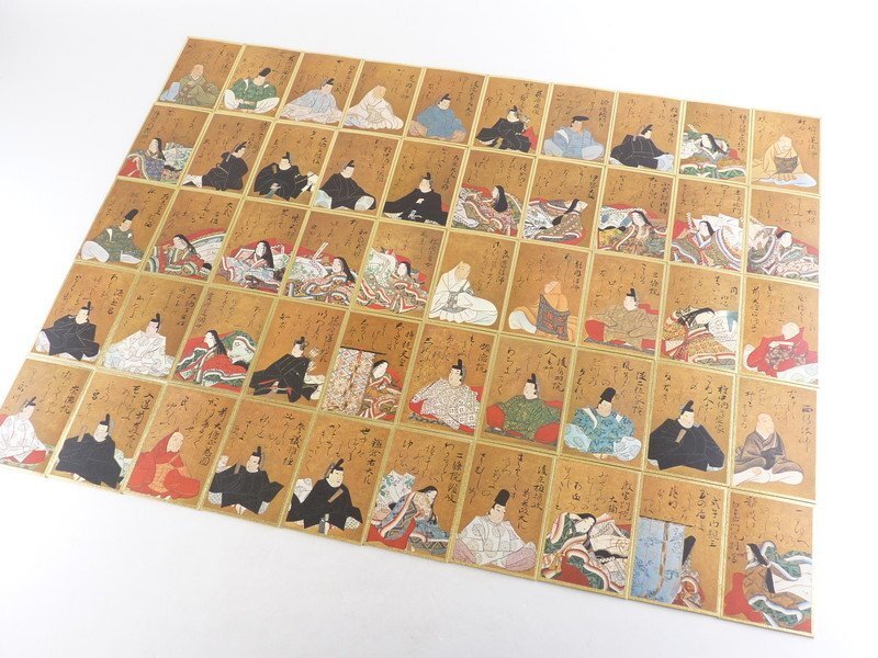 小倉百人一首 光琳かるた 未使用 桐箱入り 平凡社 解説書 - かるた 小倉百人一首 光琳かるた 未使用 桐箱入り 平凡社 解説書 - かるた