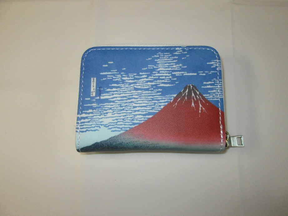 カードホルダー カード入れ 浮世絵 富嶽三十六景 赤富士 ジャバラ 収納