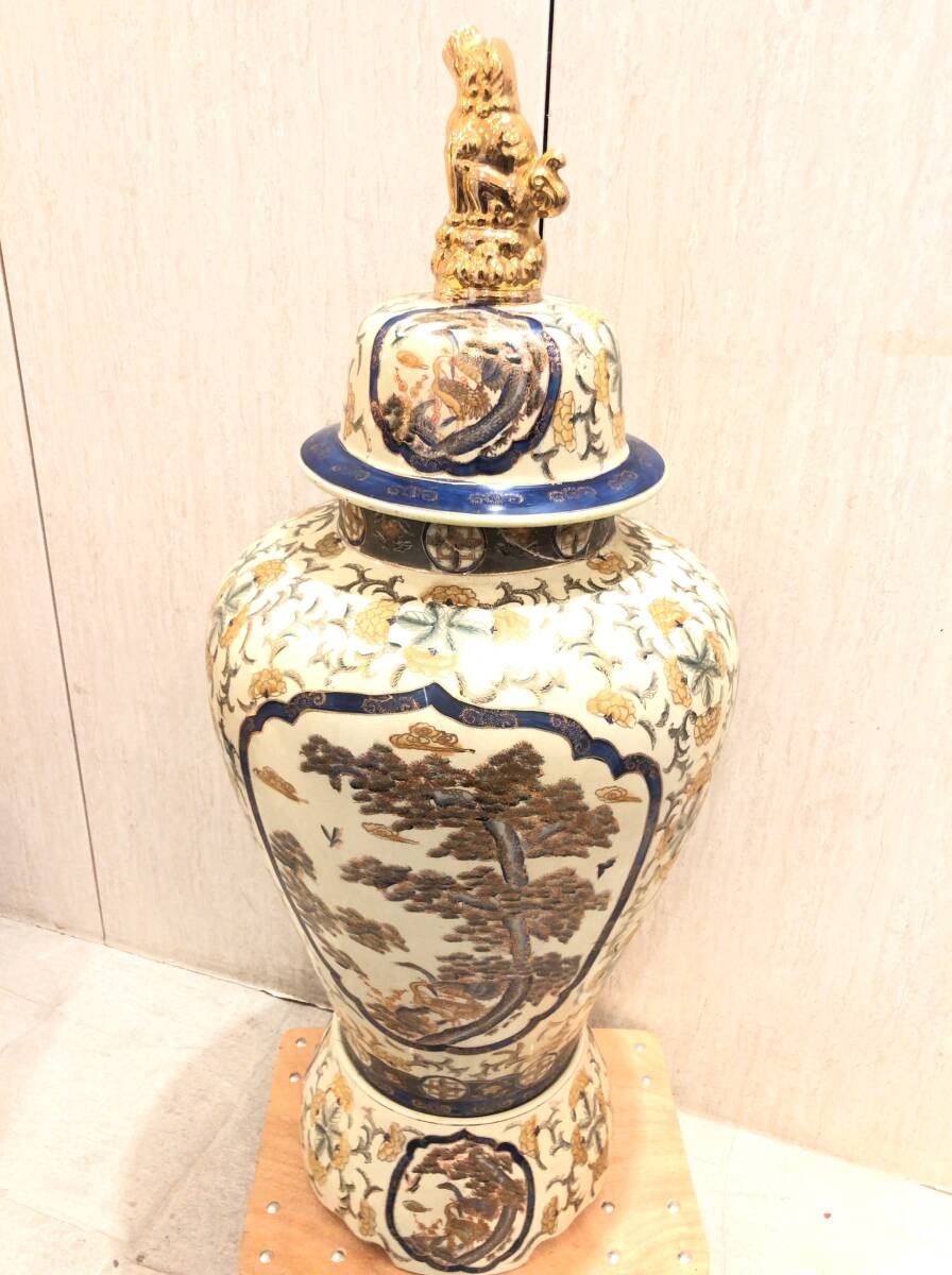 琉■13174■飾り壷 つぼ 壺 置物 骨董品 飾り 金彩
