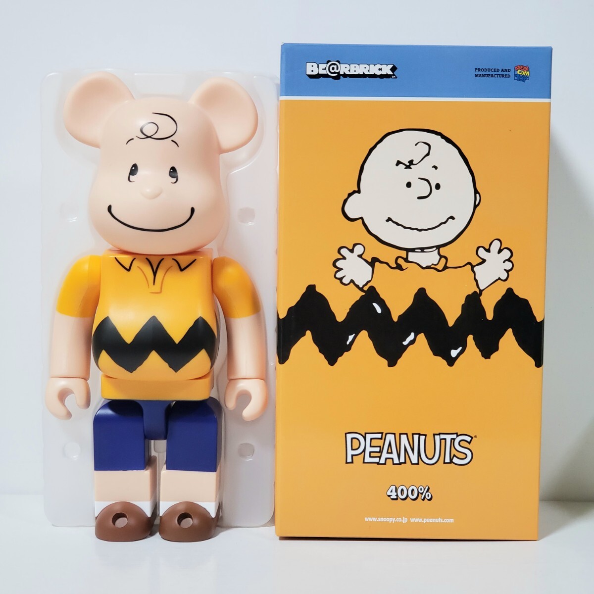 BE@RBRICK ベアブリック PEANUTS ピーナッツ CHARLIE BROWN チャーリーブラウン 400%