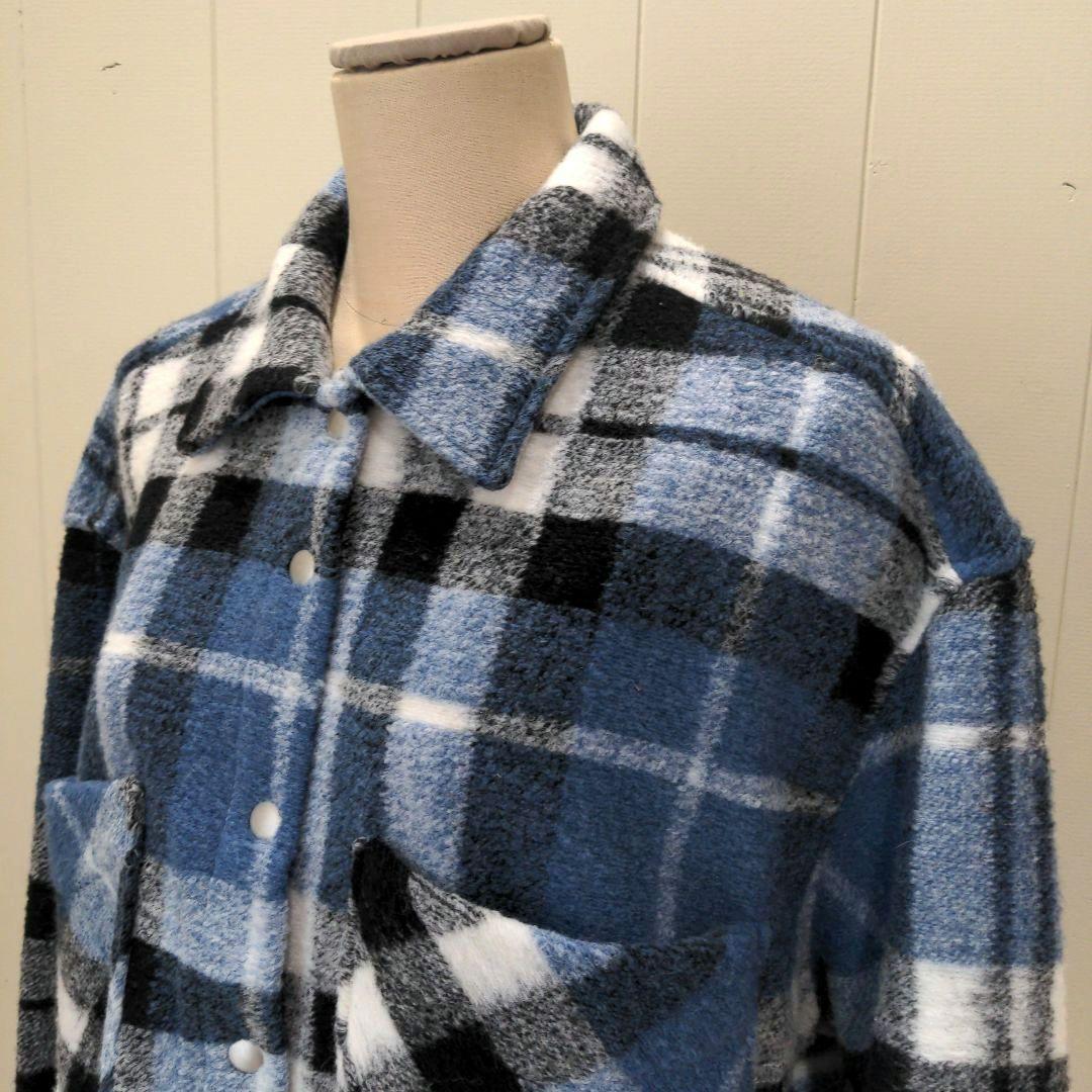 ZARA ザラ ビッグシルエット チェック柄 シャツジャケット ZARA ザラ ビッグシルエット チェック柄 シャツジャケット