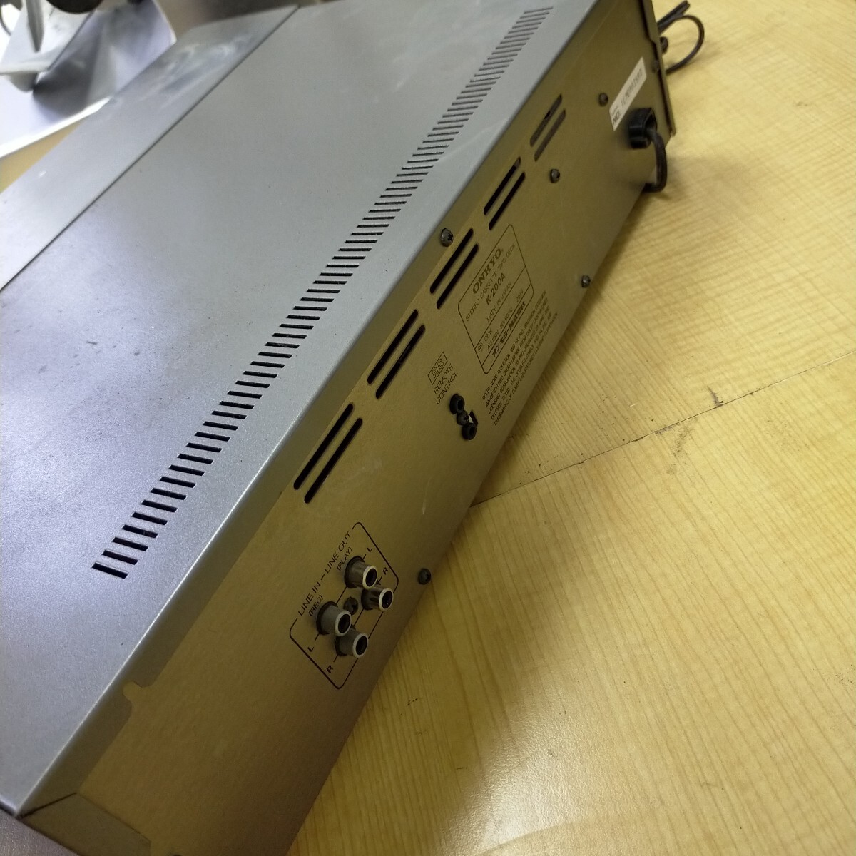 ONKYO K-200A кассетная лента панель кассетная магнитола электризация проверка