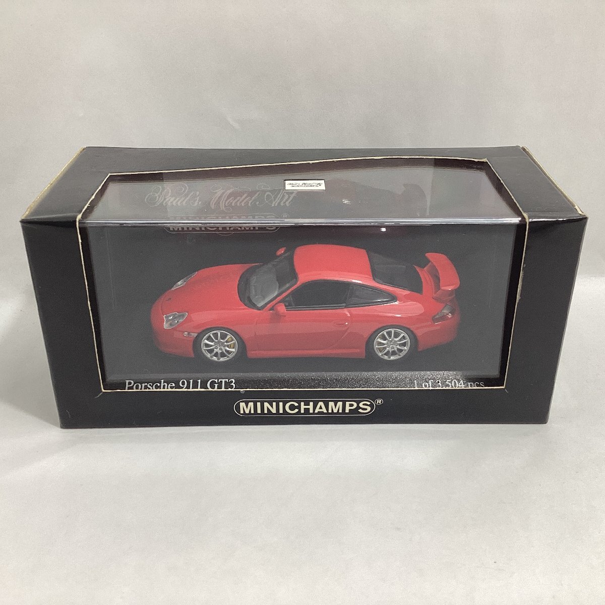 ミニチャンプス　1/43　ポルシェ 911 GT3 2003　レッド　Porsche　MINICHAMPS　ミニカー