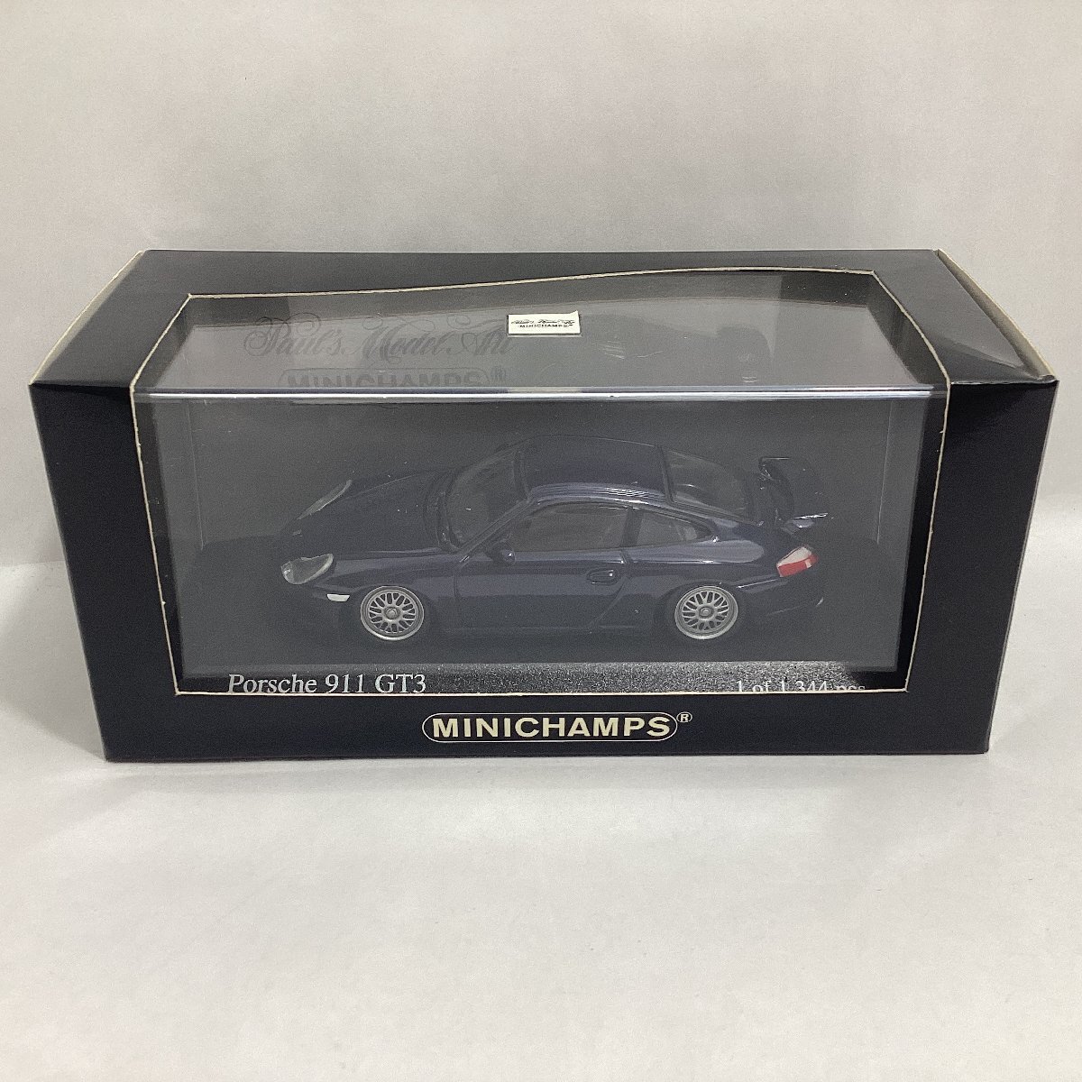 ミニチャンプス　1/43　ポルシェ 911 GT3 1999　ブルーメタリック　Porsche　MINICHAMPS　ミニカー