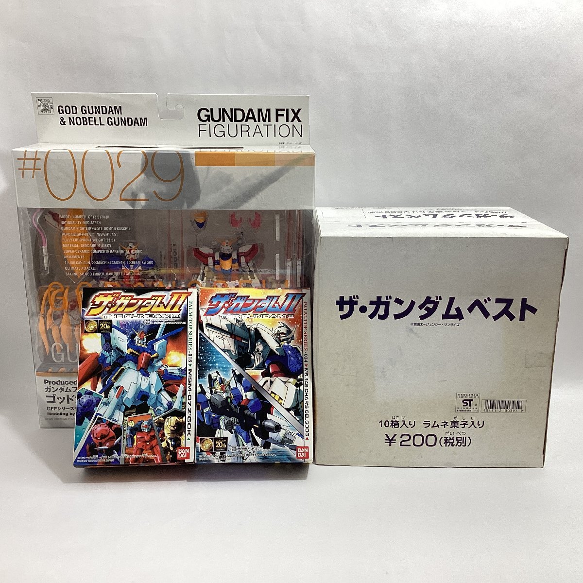 ガンダム フィックス フィギュレーション　0029　ゴッドガンダム&ノーベルガンダム　GUNDAM FIX　＋　食玩　ザ・ガンダム　12個　未開封
