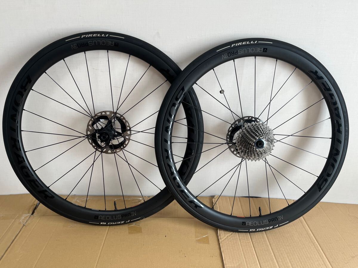 BONTRAGER ボントレガー AEOLUS PRO 3V DISC シマノフリー 11s対応 クリンチャー チューブレス カーボンホイールセット アイオロス プロ